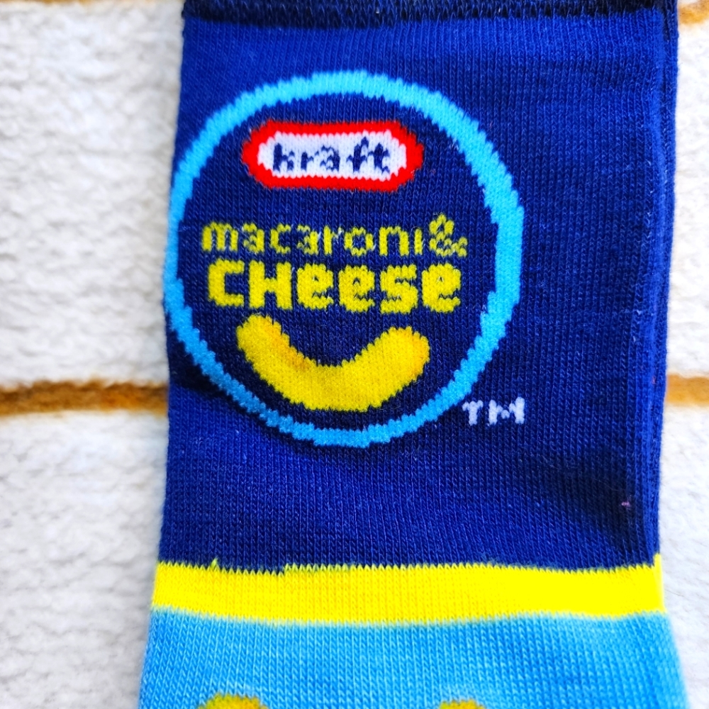 Kraft Macaroni & Cheese Crew Socks. NWT. - Picture 3 of 9
